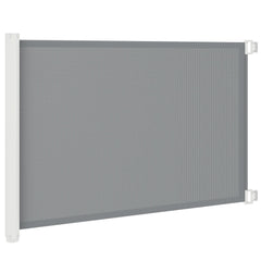 Retractable Pet Safety Barrier Gate, Flexible and Extensible for Stairways Doorways Hallways, Grey
