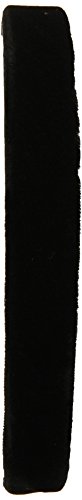 Caravan Traditional Flexible Black Velvet Head Band with Teeth