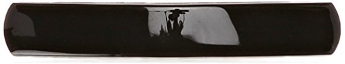 Caravan Extra Long Basic Automatic Black Barrette, 0.5 Ounce