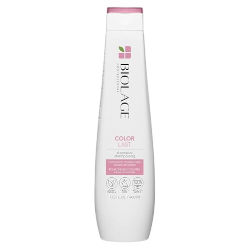 BIOLAGE ColorLast Shampoo , Shampoo for Colored-Treated Hair , Helps Maintain Color Depth, Tone & Hair Shine , Paraben-Free Shampoo , 400 millilitres