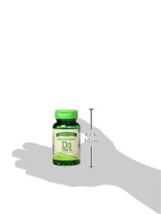 Nature's Truth Vitamins - Vitamin D3 | 25mcg (1000 IU) | High Potency | Supports Bone Health | Gluten Free, Non GMO, Dairy Free | 130 Count