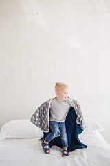 Copper Pearl Large Premium Knit Baby 3 Layer Stretchy Quilt Blanket for Boys"Scout", 10.6 Ounces