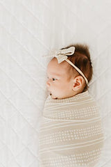 Copper Pearl Large Premium Knit Baby Swaddle Receiving Blanket “Clay”, 0.30 gram (TK-K1NG-G2GK)