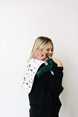 Copper Pearl Baby Burp Cloth Large 21''x10'' Size Premium Absorbent Triple Layer 3-Pack Gift Set "Baja"