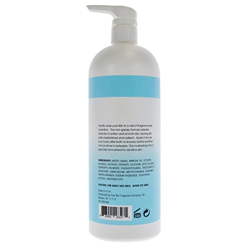 Jerome Moments Spa Lotion Fragance Free Body Lotion Unisex 34 oz