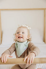 Cooper Pearl Baby Bandana Drool Bibs for Drooling and Teething 4 Pack Gift Set''Haven'' by Copper Pearl',