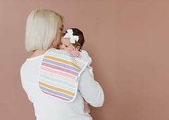 Copper Pearl Baby Burp Cloth Large 21''x10'' Size Premium Absorbent Triple Layer 3-Pack Gift Set "Hope", 245 grams