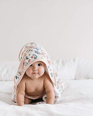 Copper Pearl Premium Knit Hooded Bath Towel with Terry Cloth Interior"Autumn", 317 grams (X002AFWBQF)