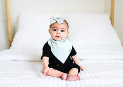 Copper Pearl Baby Bandana Drool Bibs for Drooling and Teething 4 Pack Gift Set "Dot" by