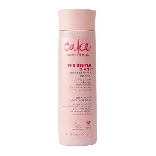 Cake Beauty Gentle Giant Micellar Shampoo for Oily Hair - Aloe & Lemon Peel - Gentle, Light Weight Clarifying Shampoo for Build Up, Vegan & Cruelty Free Shampoo, 295.0 ml (Pack of 1)
