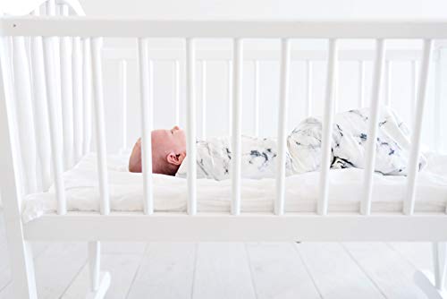 Copper Pearl Large Premium Knit Baby Swaddle Receiving Blanket Marble