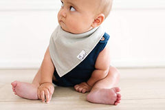 Copper Pearl Baby Bandana Drool Bibs for Drooling and Teething 4 Pack Gift Set"Stone", 136 grams (X002GTPNK1)
