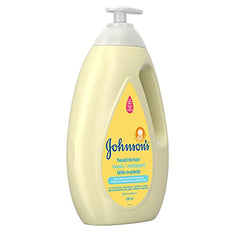 Johnson's Baby Wash and Shampoo for Baths, Head-to-Toe, Tear Free, 1000 ml, white
