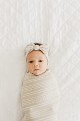 Copper Pearl Large Premium Knit Baby Swaddle Receiving Blanket “Clay”, 0.30 gram (TK-K1NG-G2GK)