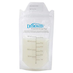 Dr. Brown's Breastmilk Storage Bags 100 Count (Pack of 1), Clear