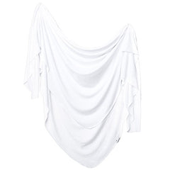 Copper Pearl Large Premium Knit Baby Swaddle Receiving Blanket"Dove", 9.6 Ounces