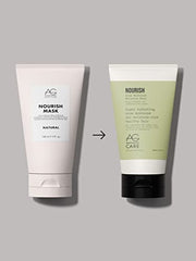 AG Care Nourish Snow Mushroom Hair Mask with Avocado Oil - Deep Conditioner for Dry Damaged Hair, 5 Fl Oz Bottle