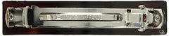 Caravan Canal Tubular Barrette For Thick Hair Tortoise Shell