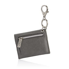 Itzy Ritzy – Itzy Mini Wallet Card Holder & Key Chain Charm; Can Clip to Diaper Bag, Purse, Travel Bag or Keychain; Grayson
