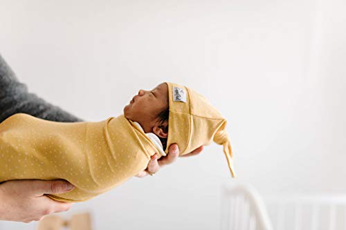 Copper Pearl Large Premium Knit Baby Swaddle Receiving Blanket Marigold, 300 grams (X002BFKPAN)