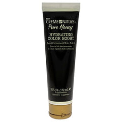 Creme of Nature Pure Honey Hydrating Color Boost Semi-Permanent Hair Color - Silky Jet Black Hair Color Unisex 3 oz