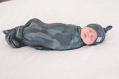 Copper Pearl Large Premium Knit Baby Swaddle Receiving Blanket"Hunter" by Copper Pearl
