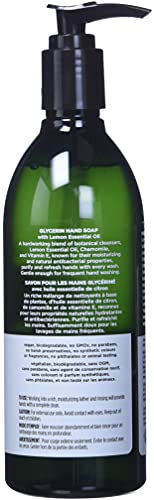 Avalon Organics Lemon Glycerin Hand Soap, 355ml (Pack of 3)