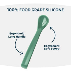 Tiny Twinkle - Silicone Spoon 4PK - Boy