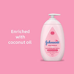 Johnson's Baby Wash and Shampoo for Baths, Head-to-Toe, Tear Free, 800 ml & Lotion, Body Moisturizer for Dry, Delicate Skin, 800ml, Regimen Pack of 2 (2x800ml)