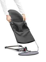 BABYBJORN Fabric Seat for Bouncer Bliss, 3D-Jersey, Charcoal Grey