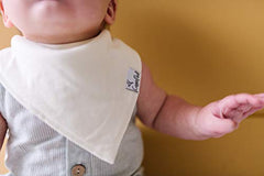 Copper Pearl Baby Bandana Drool Bibs for Drooling and Teething 4 Pack Gift Set"Stone", 136 grams (X002GTPNK1)