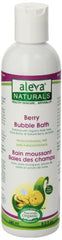 Aleva Naturals Bubble Bath - Long Lasting Moisture for Sensitive Skin, Made with Natural and Organic Ingredients with Fresh Berry Scent, for Newborn Babies and Toddlers - 8 Fl Oz