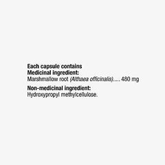 Nature’s Way Marshmallow Root - Dry Cough Relief with Marshmallow Root - 100 Vegetarian Capsules
