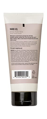 AG Care Hard Jel Extra-Firm Hold Hair Gel - Vegan Strong and Flexible Styling Gel, 6 Fl Oz