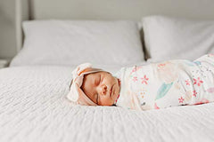Copper Pearl Bloom Swaddle Blanket