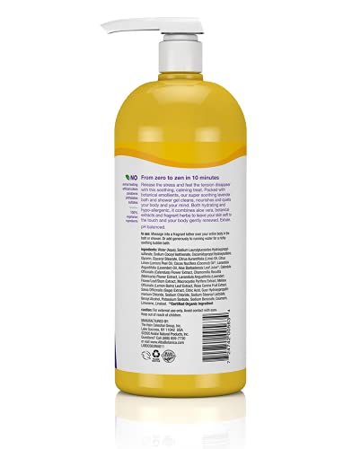 alba Bontanica Very Emollient Bath & Shower Gel, French Lavender, 907g
