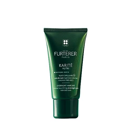 René Furterer - KARITE NUTRI - Intense Nourishing Overnight Care - Leave-in Overnight Care with Shea Butter - No-Rinse Care, Shea Oil, Shea Butter, Travel Size - 75ml