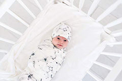 Copper Pearl Large Premium Knit Baby Swaddle Receiving Blanket Marble