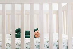 Copper Pearl Premium Fitted Knit Crib Sheet/Toddler Sheet Fern, 0.60 gram