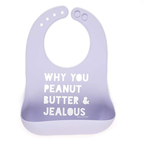 Bella Tunno Why You Jealous Wonder Bib, Purple