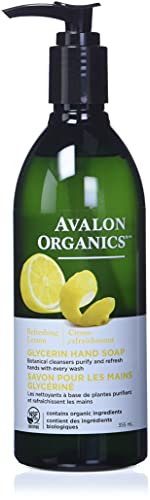 Avalon Organics Lemon Glycerin Hand Soap, 355ml (Pack of 3)