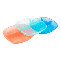 Dr. Brown's Divided Plates, 3 Pack