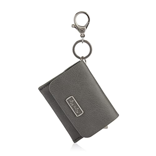 Itzy Ritzy – Itzy Mini Wallet Card Holder & Key Chain Charm; Can Clip to Diaper Bag, Purse, Travel Bag or Keychain; Grayson