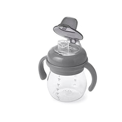 OXO Tot - 6oz Transitions Soft Spout Sippy Cup with Removable Handles - Gray