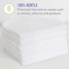 Bambino Mio, reusable baby wipes, 10 pack, snow