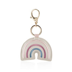 ITZY RITZY Puffy Diaper Bag Charm, Pink Rainbow