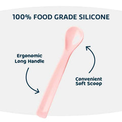 Tiny Twinkle - Silicone Spoon 4PK - Girl