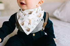 Copper Pearl Baby Bandana Drool Bibs 4 Pack Gift Set for Boys or Girls "Noah Set" by Copper Pearl