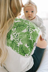 Copper Pearl Baby Burp Cloth Large 21''x10'' Size Premium Absorbent Triple Layer 3 Pack Gift Set "Noah" by Copper Pearl