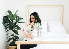 Copper Pearl Baby Burp Cloth Large 21''x10'' Size Premium Absorbent Triple Layer 3-Pack Gift Set "Baja"